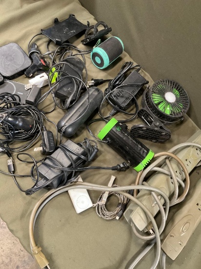 Assorted items. Inverter, speakers, adapters, etc. 20 pieces