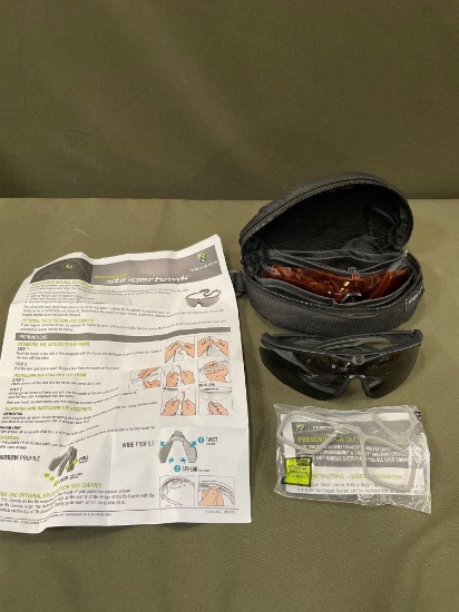 Revision StingerHawk eye protection glasses