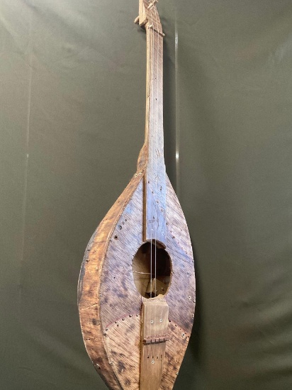 Hand made tear drop shaped string instrument