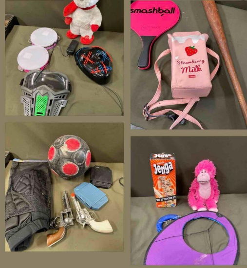 Assorted toys/ items. 17 pieces
