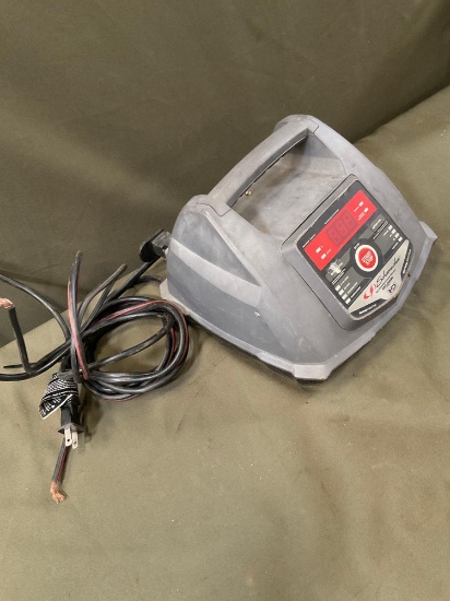 Schumacher battery charger, turned on