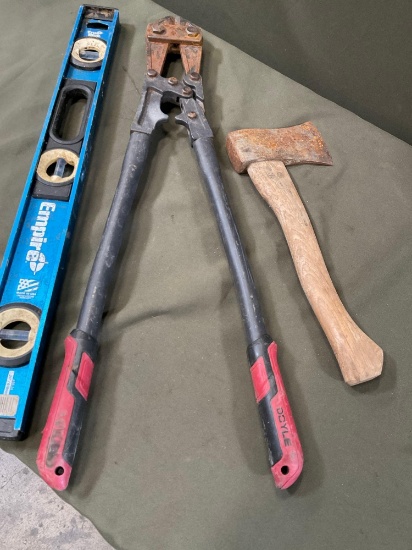 Axe, Empire 24" leveler, 24" Doyle bolt cutters