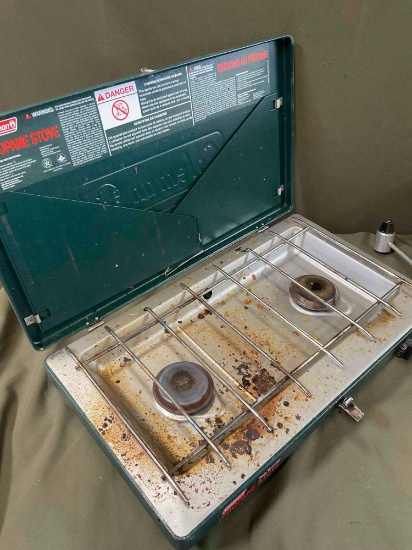 Coleman two burner propane stove