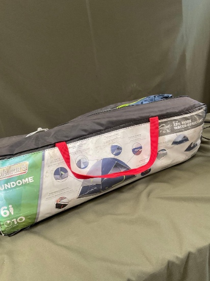 Coleman sundrome tent.