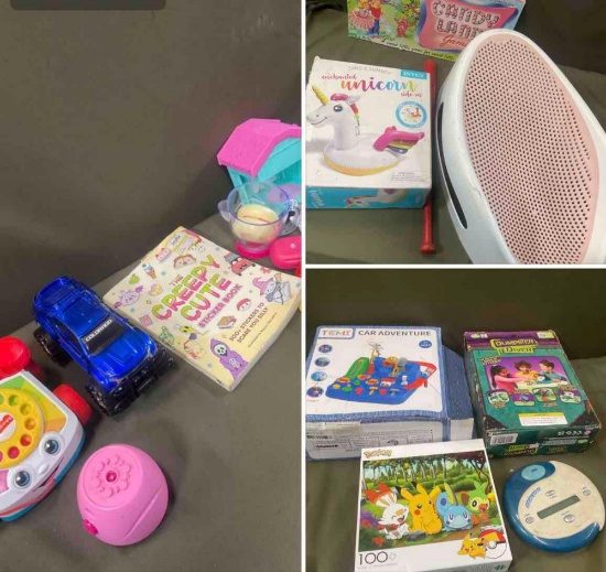 Assorted toys, games, puzzle, etc