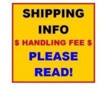 ***SHIPPING INFORMATION*** JBA DOES NOT SHIP****