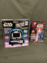 Star Wars Tebel Forces laser game & Episode 1 Senator Palpatine figurine