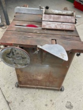 Vintage Yates American table saw, works
