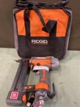 Ridgid 18 GA narrow crown staple with tags & bag
