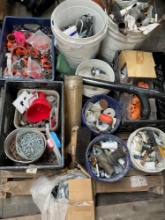 Large lot of plumbing items, nails, etc. Over 300 pieces