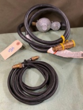 Propane hose and regulator & hose