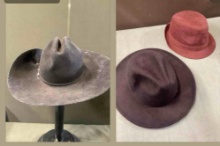 Assorted hats. 3 pieces