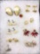 Earring lot : 8 pairs