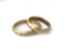 Lot of 2 10K gold baby rings - size 0 and 2.5