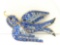 Bluebird Rhinestone brooch