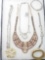 Rhinestone jewelry lot - signed brooch
