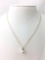 14K yellow gold chain w/freshwater Pearl pendant