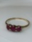 10K Yellow Gold Pink Sapphire ring