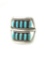 Sterling and Turquoise double level ring