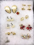 Earring lot : 8 pairs