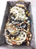 Mixed lot of unsorted costume jewelry - more than 3 pounds