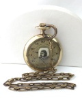 W.W. Co pocket watch and chain