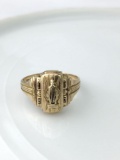 10K Yellow Gold Class ring 1947