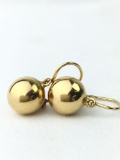 18K Yellow Gold earrings