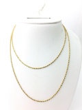 14K yellow gold 18