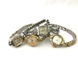 Lady's wristwatch lot of 4 - Waltham, Timex, Elgin, Largens