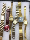 Lot of 6 wristwatches - Jules Jergesen, Salvi, Waltham, Citizens (3)