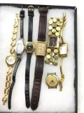 Lot of 7 wristwatches - Guess, Relic, Armitron, Fossil (2), Anne Klein, Gucci