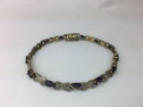 Sterling and Sapphire bracelet