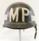 WW2 ID'd U.S. Army MP Helmet with Liner