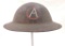 WW1 U.S. Army Doughboy Helmet with Handpainted Insignia
