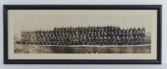WW1 Company L 331st Infantry Framed Photograph