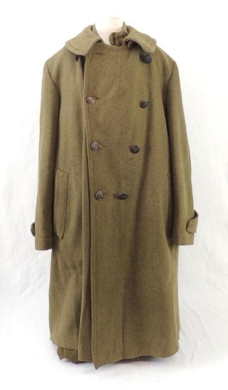 WW1 U.S. National Army Signal Corp Uniform with Overcoat Coat, Tunic, and Pants