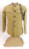 WW1 U.S. 3rd Army Signal Corps. Named Tunic with Braid, Medals, Pants, and Patches