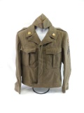 WW2 U.S. Army Jacket with Patches and Cap