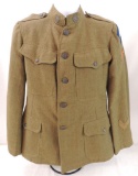 WW1 U.S. National Army Infantry S Co. Named Tunic with Patches