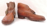 WW1 Era Leather Hobnail Boots