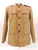 WW1 U.S. 1st Army Coastal Artillery Tunic with AEF Patch and Red Shoulder Badge