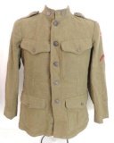 WW1 U.S. Army Medical Dept. U.S. Ambulance Service Tunic with Patches