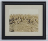 WW1 Army Framed Photograph