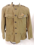 WW1 U.S. Army Medical Dept. Tunic with Marksman Medal, Patches, and Others