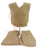 WW1 U.S. Army Wool Sweater and 2 Pairs of Pants