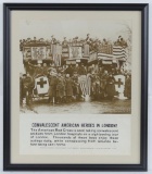 WW1 Convalescent American Heroes In London Framed Print