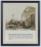 WW1 Wanton Destruction OF French Coal Mines Framed Print