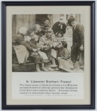 WW1 US Soldier in Liberated France Framed Print