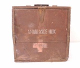 WW1 Wood Ambulance Box
